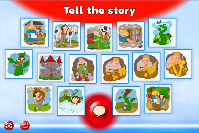 Jack and the Beanstalk recording activity